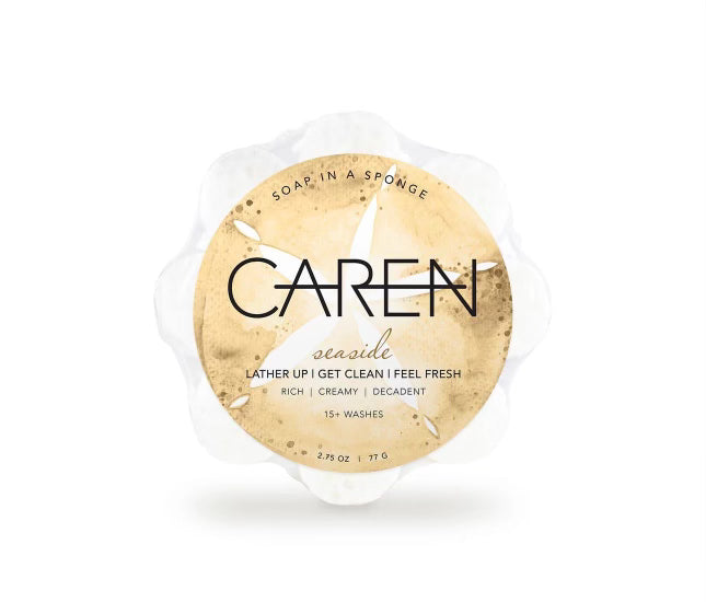 Caren Soap in a Flower shaped Sponge
